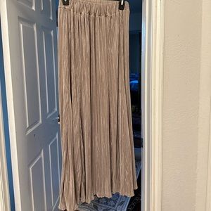OAK&FORT PLEATED MAXI SKIRT